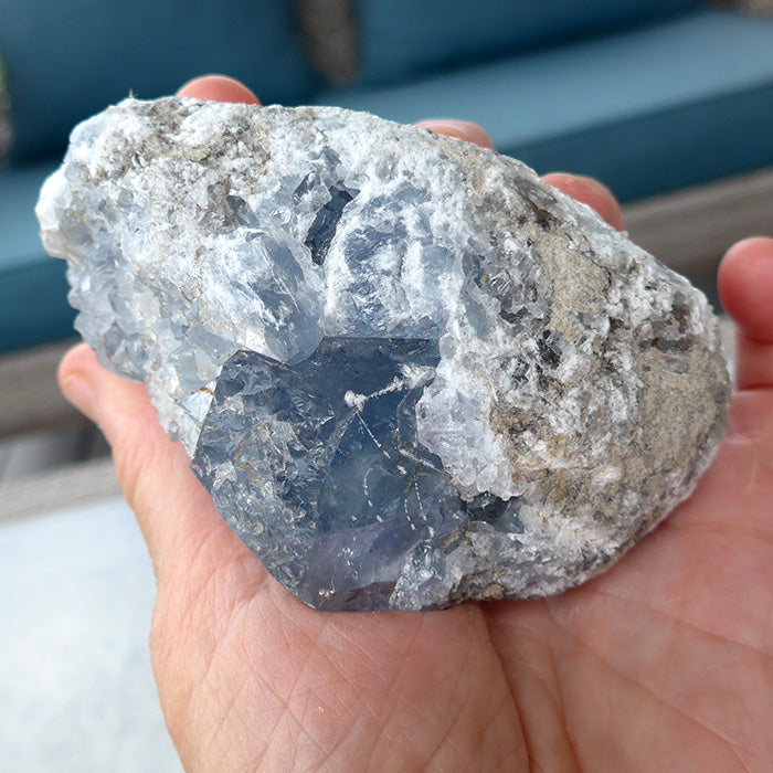 Sky Blue Celestite Cluster