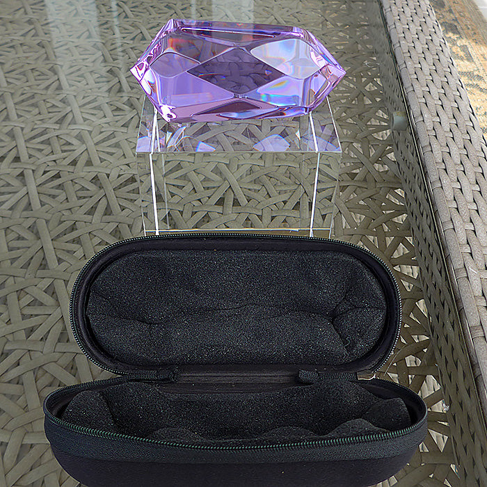 Compact Trichroic Lavender Quartz Infinite Energy Wand by Kings Amao