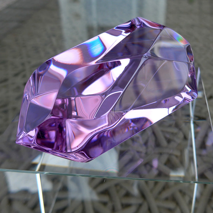 Compact Trichroic Lavender Quartz Infinite Energy Wand by Kings Amao