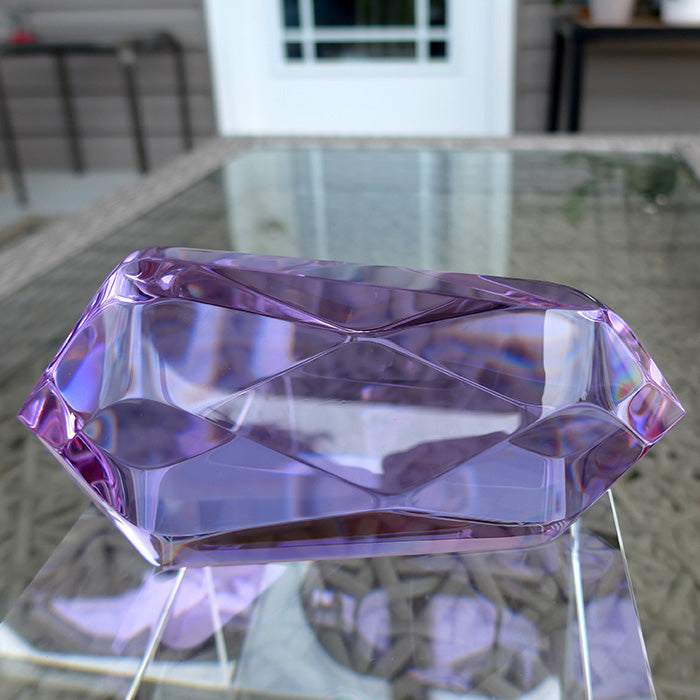 Compact Trichroic Lavender Quartz Infinite Energy Wand by Kings Amao