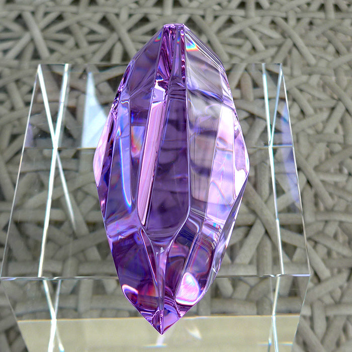 Compact Trichroic Lavender Quartz Infinite Energy Wand by Kings Amao