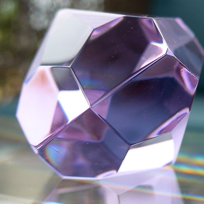 Compact Trichroic Lavender Quartz Unconditional Love Energy Wand by Kings Amao