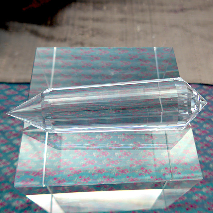 Collector's Item: Compact Hexagonal Six Gate 144 Facet Vogel Dream Wand by Ray Pinto