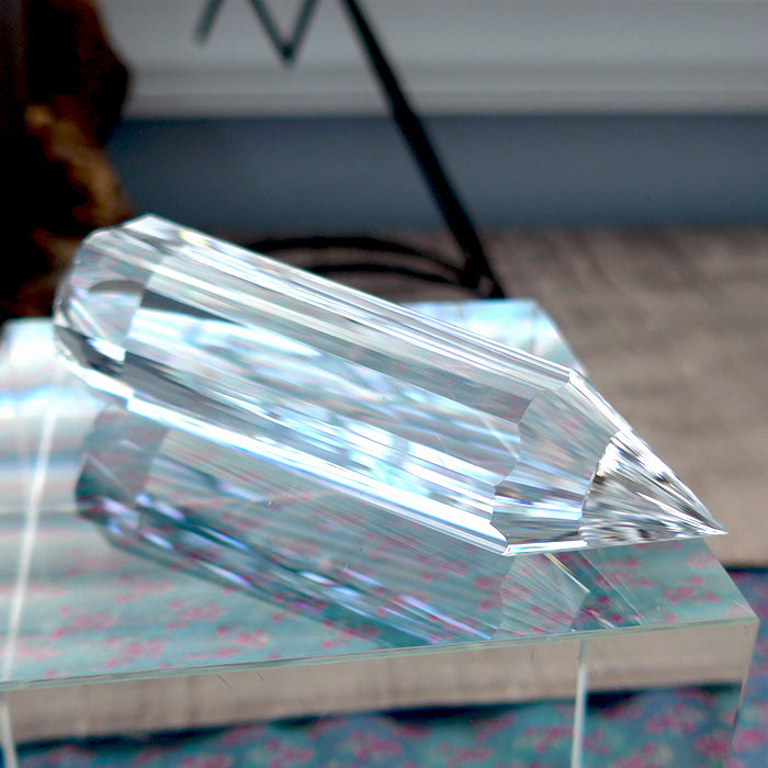 Collector's Item: Compact Hexagonal Six Gate 144 Facet Vogel Dream Wand by Ray Pinto