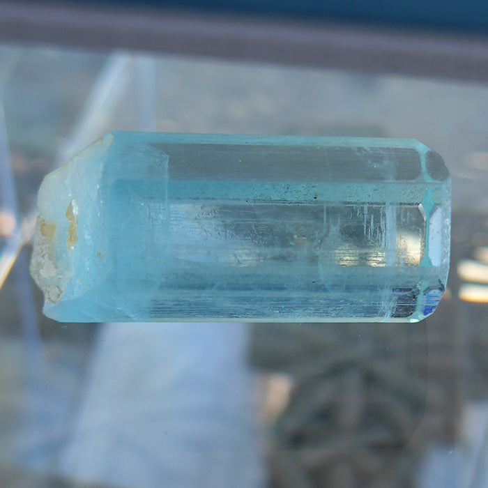 AAA Wide Gem Aquamarine Rod
