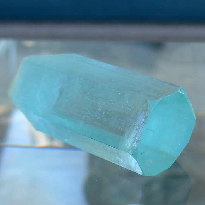 AAA Wide Gem Aquamarine Rod