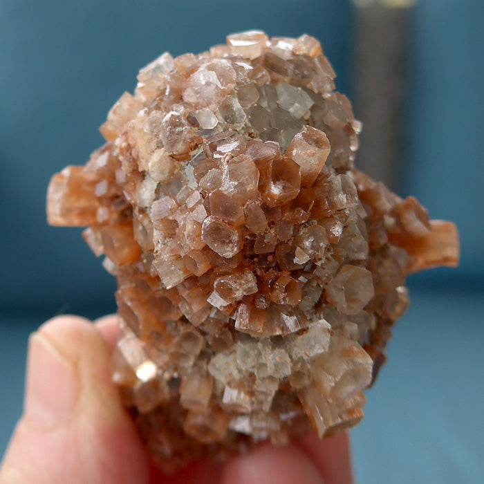 Gorgeous Orange Druzy Aragonite Meditation Stone
