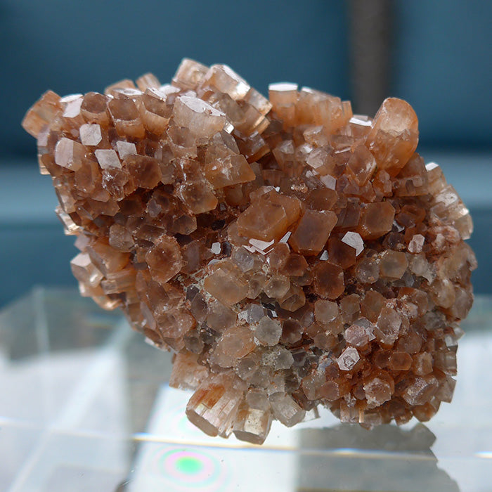 Gorgeous Orange Druzy Aragonite Meditation Stone