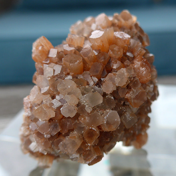 Gorgeous Orange Druzy Aragonite Meditation Stone