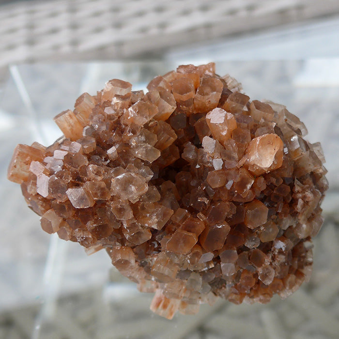Gorgeous Orange Druzy Aragonite Meditation Stone