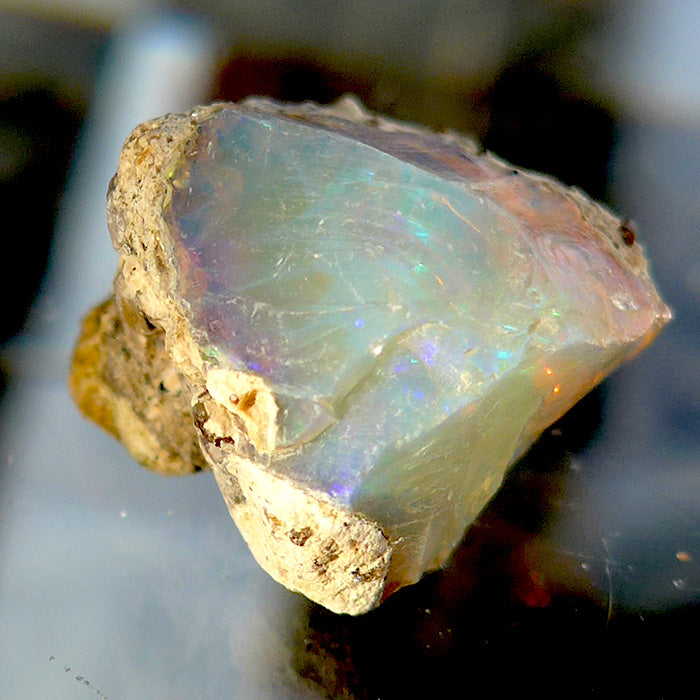 Australian Opal Medicine Bag Stone on Matrix