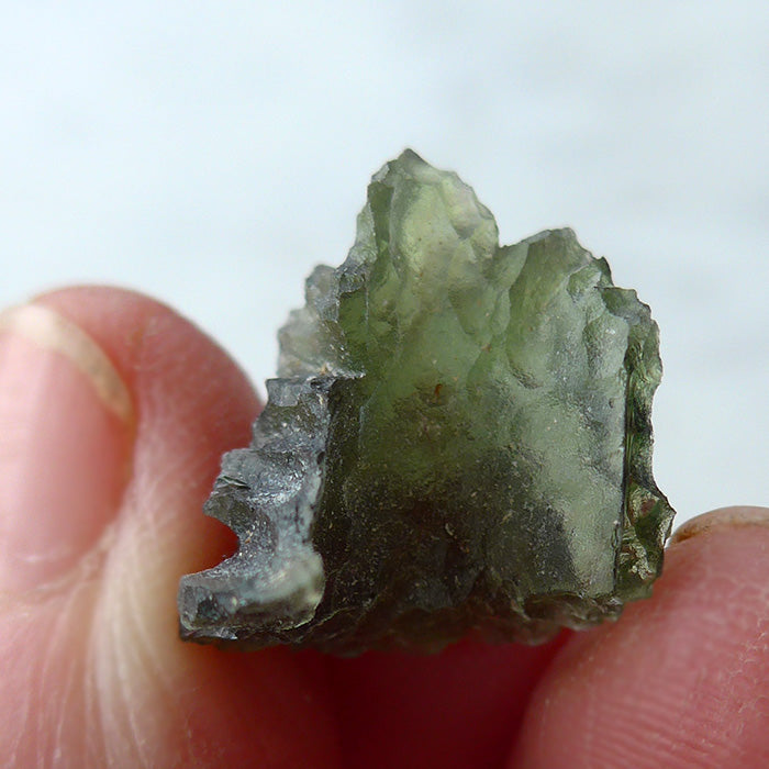 Moldavite Besednice Arch Specimen