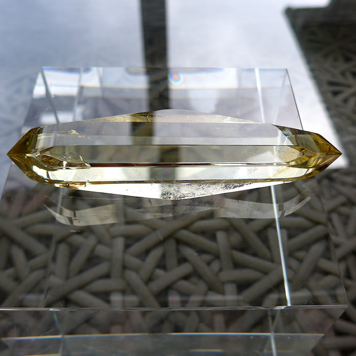 Golden Zambian Citrine Infinite Energy Wand by Kings Amao