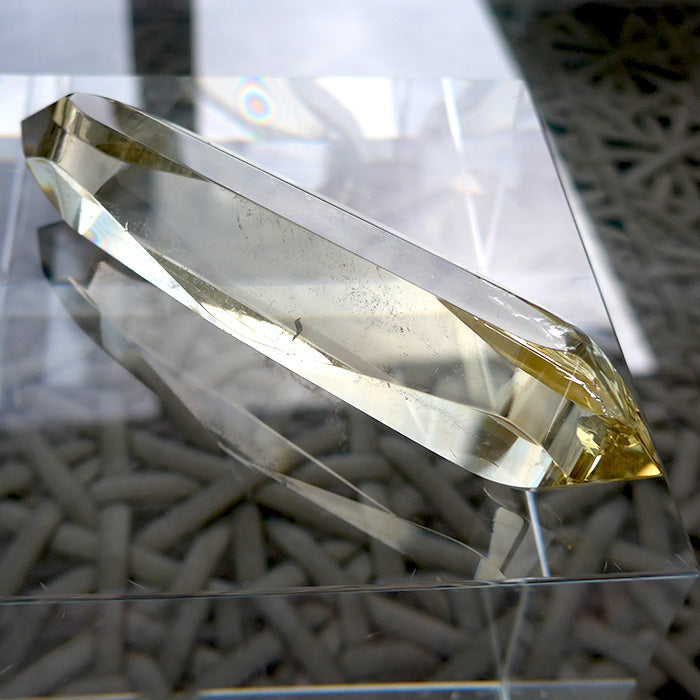 Golden Zambian Citrine Infinite Energy Wand by Kings Amao