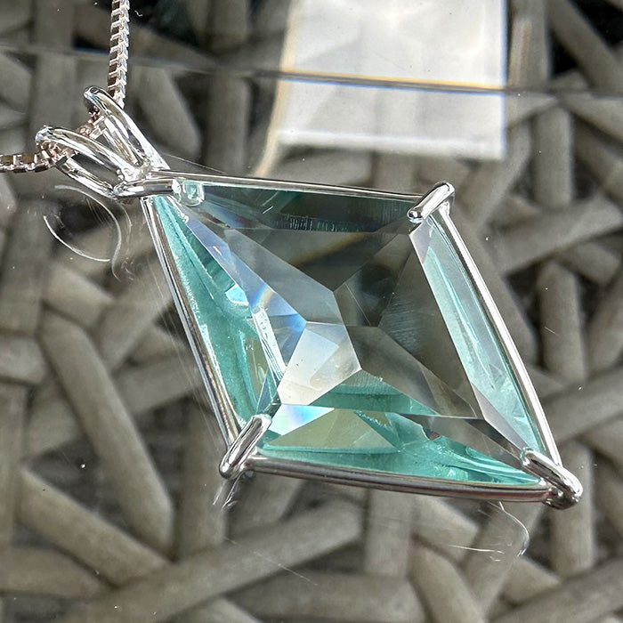 Luminous Colombian Obsidian Ascension Star Pendant