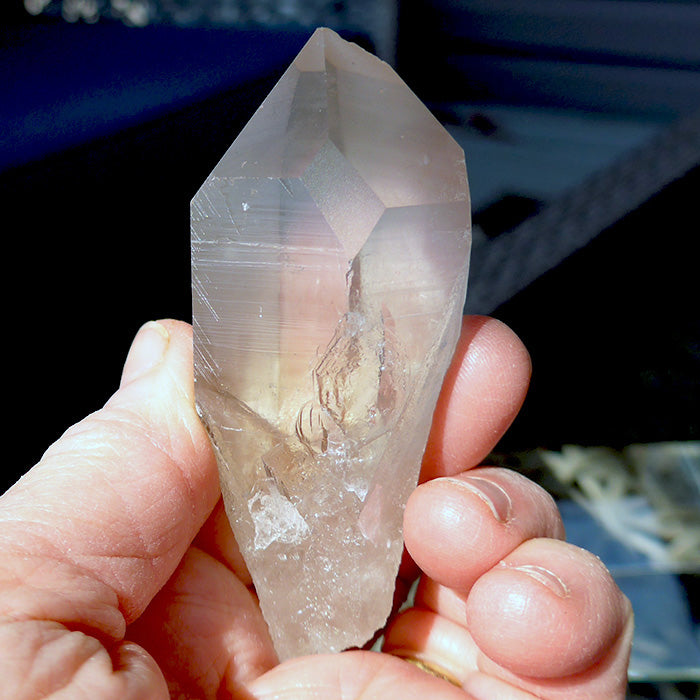 Diamond Pane Twin Window Lemurian Wand
