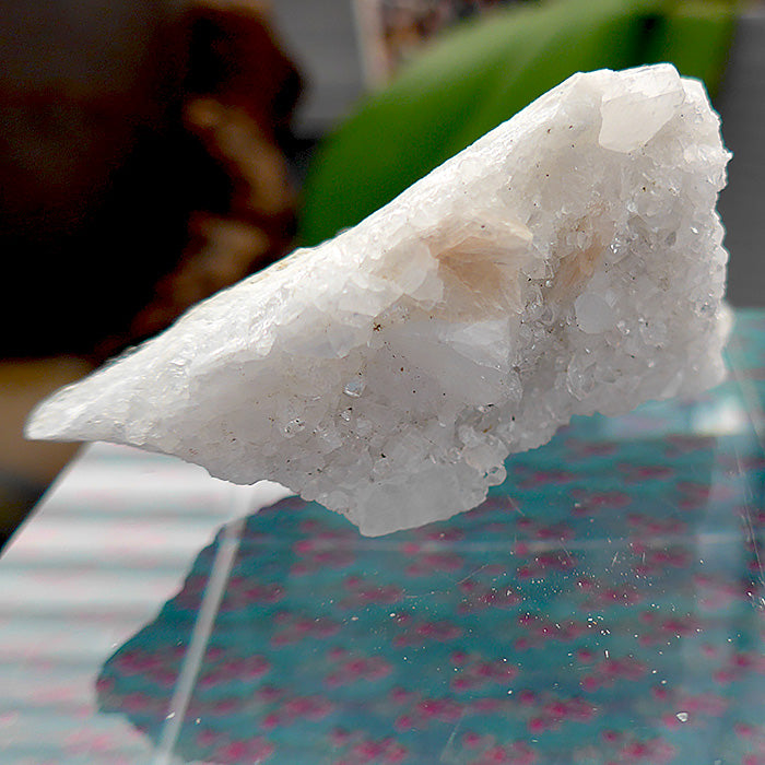Druzy Apophyllite Specimen with Stilbite on Matrix