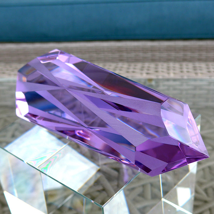 2X PRICE DROP: Large Lavender Quartz Unconditional Love Energy Wand by Kings Amao
