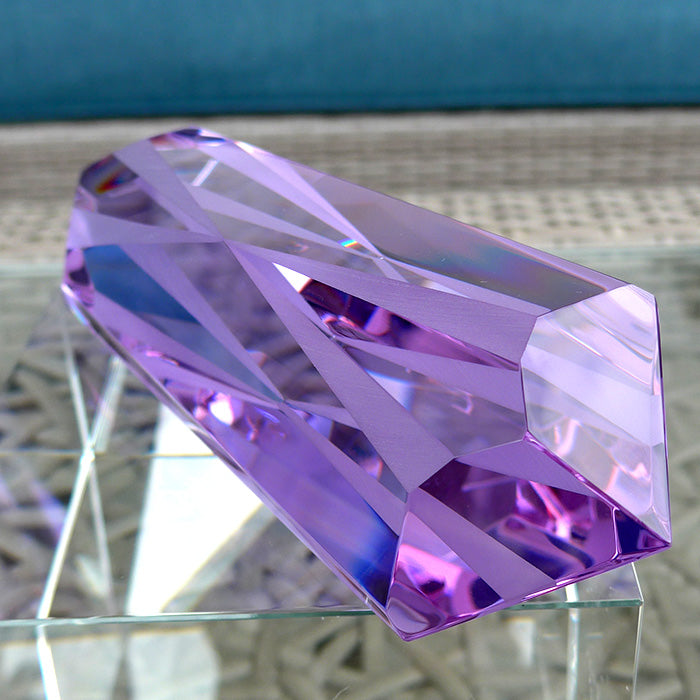 2X PRICE DROP: Large Lavender Quartz Unconditional Love Energy Wand by Kings Amao