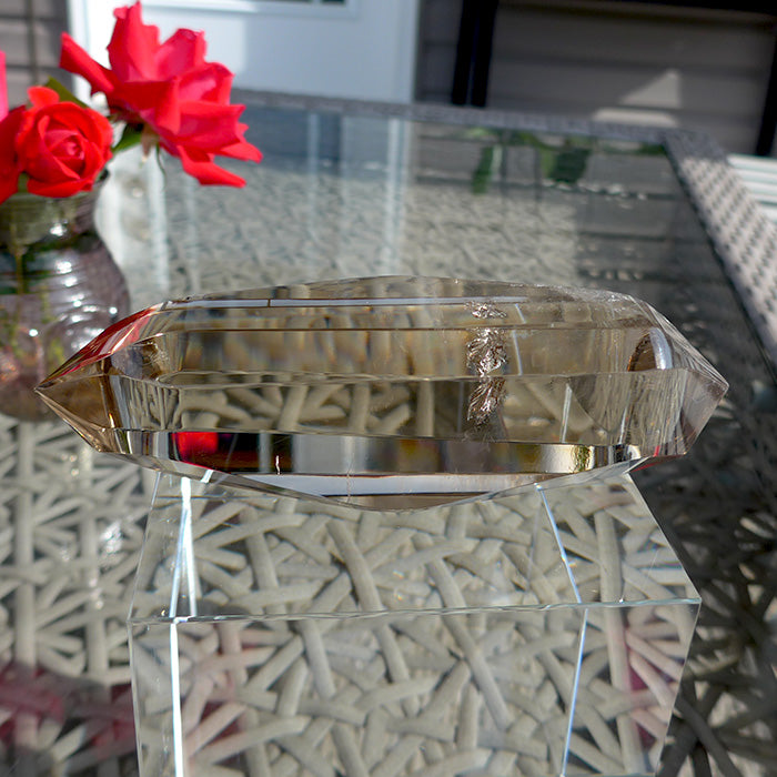 Large Zambian Citrine Infinite Energy Wand by Kings Amao