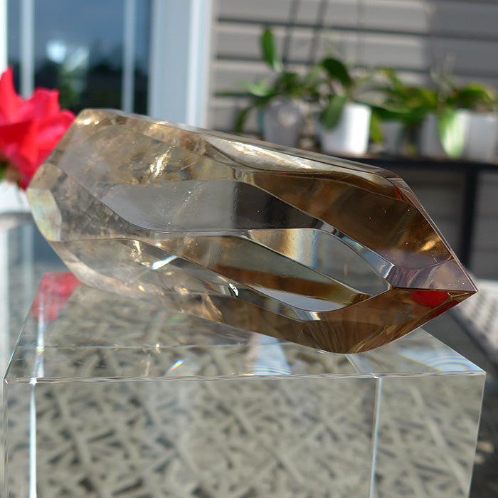 Large Zambian Citrine Infinite Energy Wand by Kings Amao