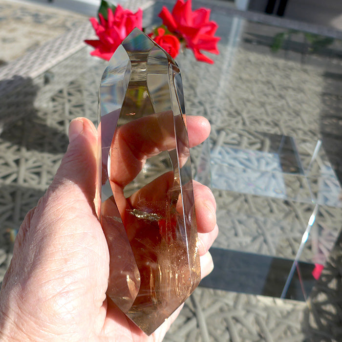 Large Zambian Citrine Infinite Energy Wand by Kings Amao