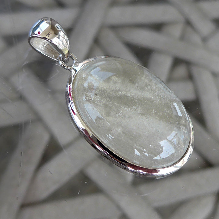 Fairy Dust Libyan Desert Glass Cabochon Pendant