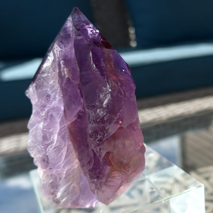 Semi Polished Bolivian Rainbow Ametrine Altar