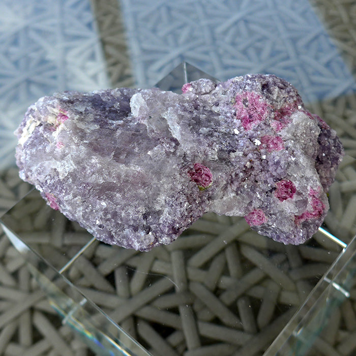 Large Pink Tourmaline in Lepidolite Matrix Specimen