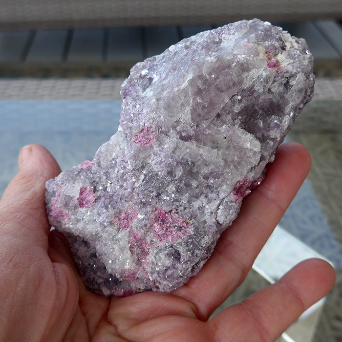 Large Pink Tourmaline in Lepidolite Matrix Specimen