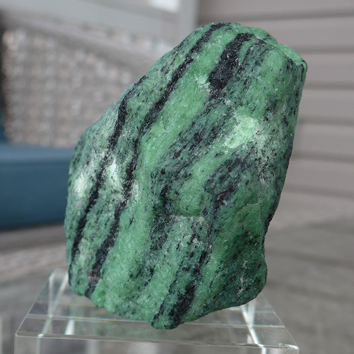 Large Stunning Ruby in Zoisite Standing Altar
