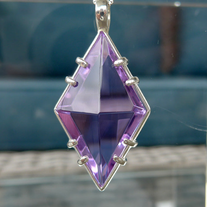 Magenta Quartz Ascension Star Pendant by Kings Amao