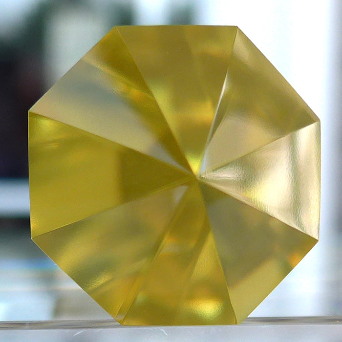 Luminous Octagonal Himalayan Citrine Vogel Wand