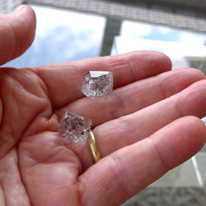 Brilliant Pakistani Herkimer Diamond Duo