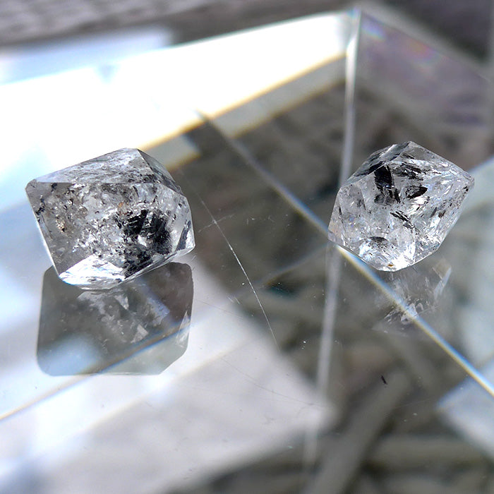 Brilliant Pakistani Herkimer Diamond Duo