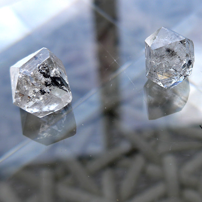 Brilliant Pakistani Herkimer Diamond Duo