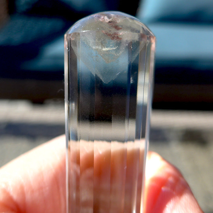 18 Facet Phantom Himalayan Quartz Pranic Healing Wand by David Zhuang