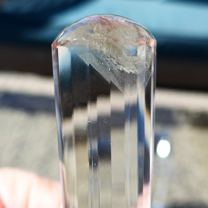 18 Facet Phantom Himalayan Quartz Pranic Healing Wand by David Zhuang