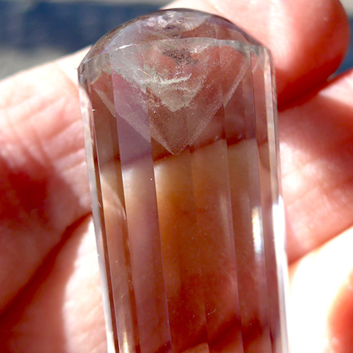 18 Facet Phantom Himalayan Quartz Pranic Healing Wand by David Zhuang