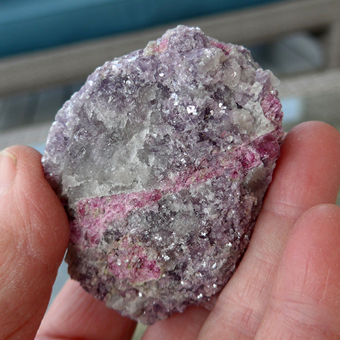 Pink Tourmaline in Lepidolite Matrix Specimen