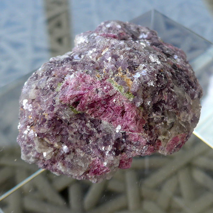 Pink Tourmaline in Lepidolite Matrix Specimen
