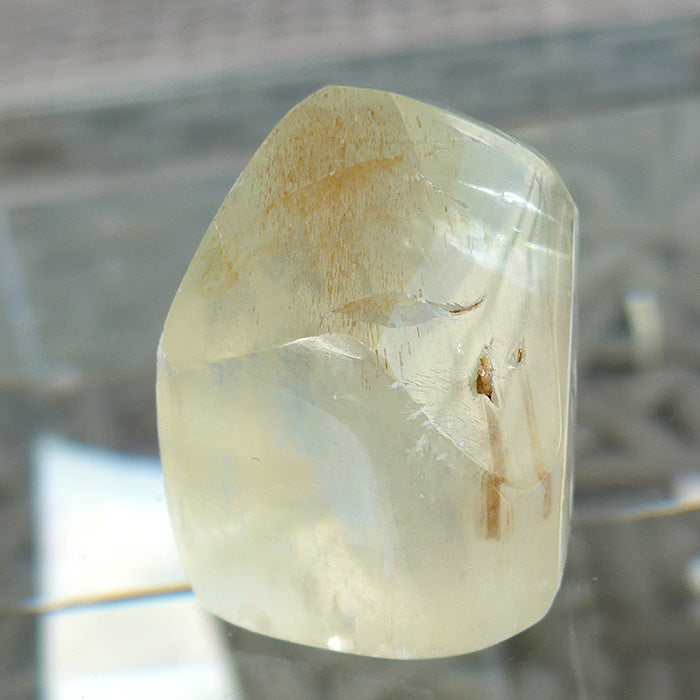 Polished Yellow Kunzite Mound