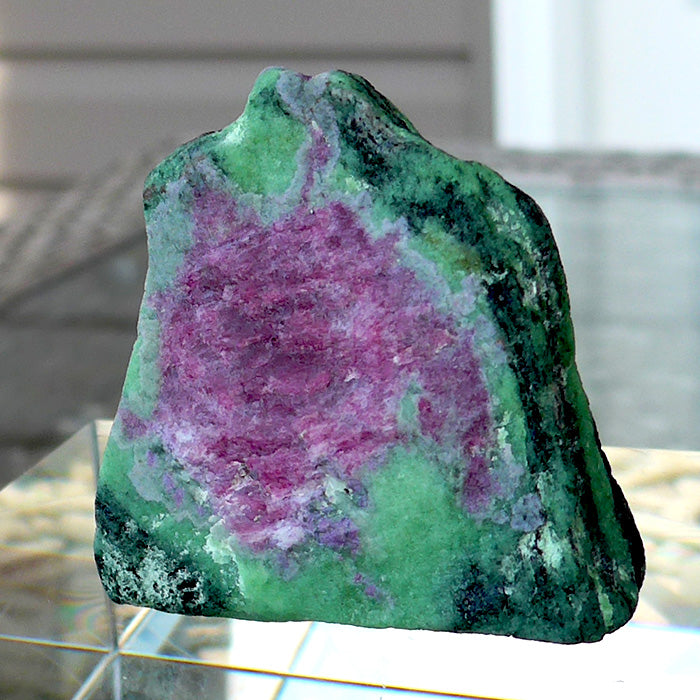 Ruby in Zoisite Standing Altar