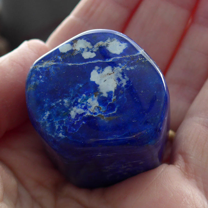 Lapis Lazuli Polished Meditation Stone