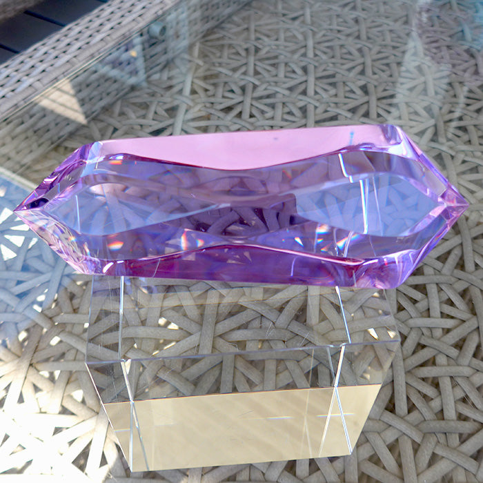 Jumbo Trichroic Lavender Quartz Infinite Energy Wand
