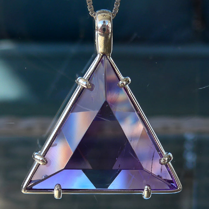 SuperSize Amethyst Non-Tarnishing Star of David by Kings Amao