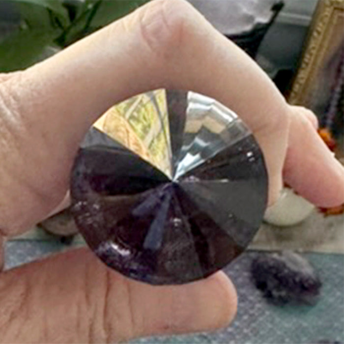 Long Slender 24 Facet Bolivian Ametrine Vogel Wand by David Zhuang