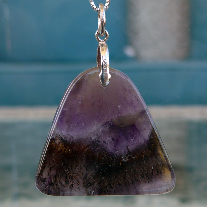 Rutilated Auralite Pendant