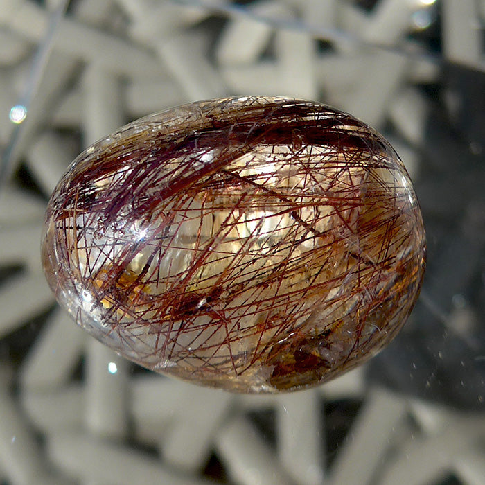 Beautiful Small Red Rutile Lens