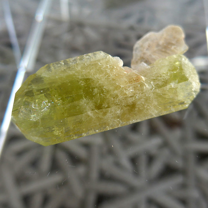 Brazilianite Gemstone DT Point with Mica